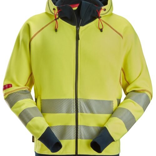 Custom High-Visibility Full-Zip Work Hoodie Custom High-Visibility Full-Zip Work Hoodie — garment development reference