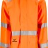 Custom High-Visibility Hooded Welded-Seam Work Rain Jacket Custom High-Visibility Hooded Welded-Seam Work Rain Jacket — garment development reference