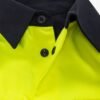 Custom High-Visibility Industrial Work Shirt with Covered Front and Flap Pockets — reference garment view 3