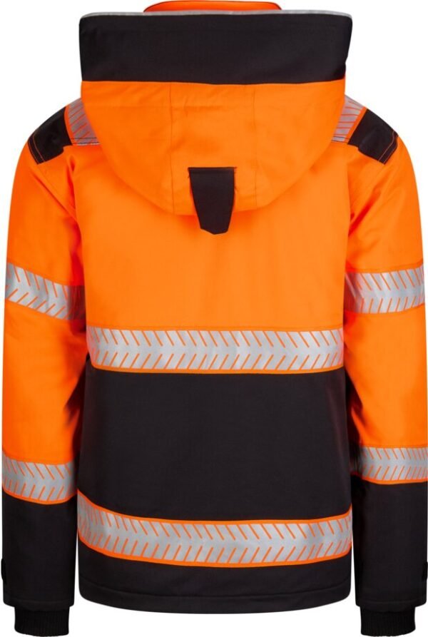 Custom High-Visibility Insulated Winter Work Jacket - additional product view