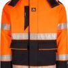 Custom High-Visibility Insulated Winter Work Jacket — reference garment view 3