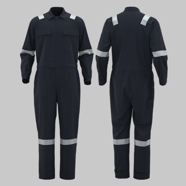 Custom High-Visibility Lapel Coverall With Utility Storage Custom High-Visibility Lapel Coverall With Utility Storage - additional same-model product view