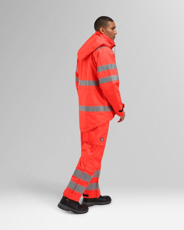 Custom High-Visibility Multi-Risk Shell Work Jacket Custom High-Visibility Multi-Risk Shell Work Jacket — reference garment view 6