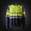 Custom High-Visibility Raglan Crew Work Sweatshirt Custom High-Visibility Raglan Crew Work Sweatshirt — garment development reference