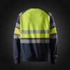 Custom High-Visibility Raglan Crew Work Sweatshirt Custom High-Visibility Raglan Crew Work Sweatshirt — reference garment view 2