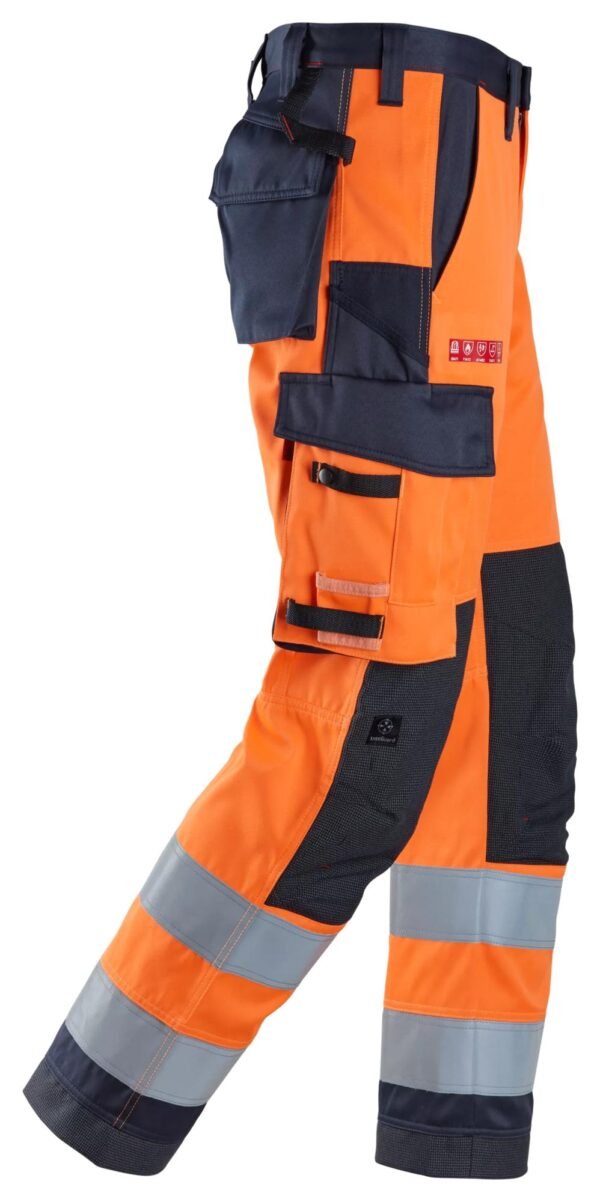 Custom High-Visibility Reinforced Multi-Pocket Work Trousers Custom High-Visibility Reinforced Multi-Pocket Work Trousers — reference garment view 4