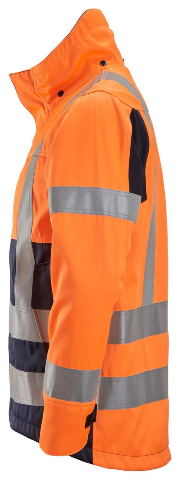 Custom High-Visibility Short-Front Work Jacket Custom High-Visibility Short-Front Work Jacket — reference garment view 3