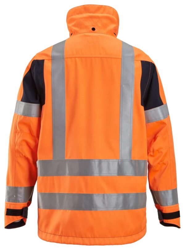 Custom High-Visibility Short-Front Work Jacket Custom High-Visibility Short-Front Work Jacket — reference garment view 2