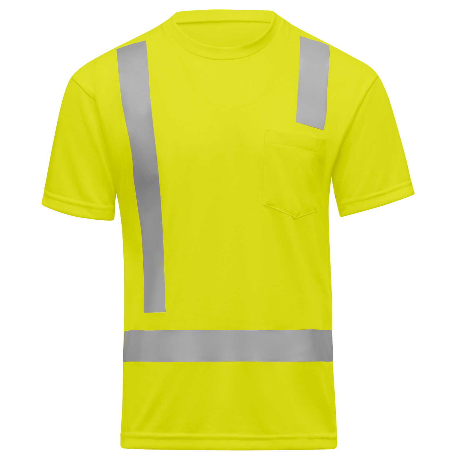 Reflective T-Shirt — Hi-Visibility Short Sleeve Pocket T-Shirt - Type R Class 2 garment reference
