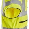 Custom High-Visibility Short-Sleeve Work Vest with Zip Pockets Custom High-Visibility Short-Sleeve Work Vest with Zip Pockets — reference garment view 4
