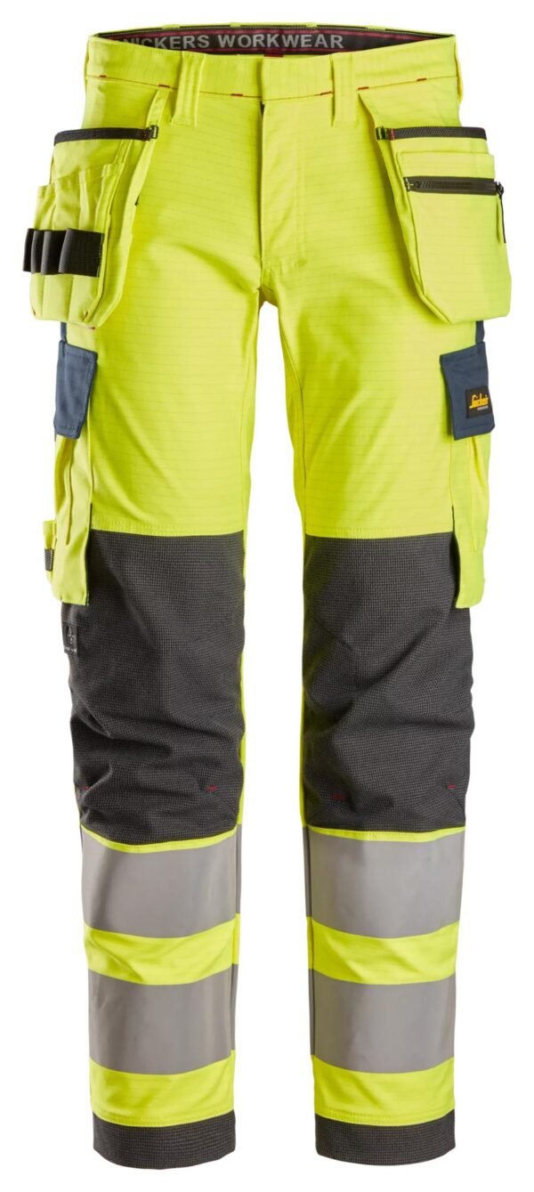 Custom High-Visibility Slim-Fit Stretch Holster Work Trousers Custom High-Visibility Slim-Fit Stretch Holster Work Trousers — garment development reference