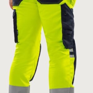 Custom High-Visibility Stretch Craftsman Trousers with Dual Rule Pockets — reference garment view 3
