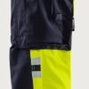 Custom High-Visibility Stretch Craftsman Trousers with Right Folding-Rule Pocket — reference garment view 4