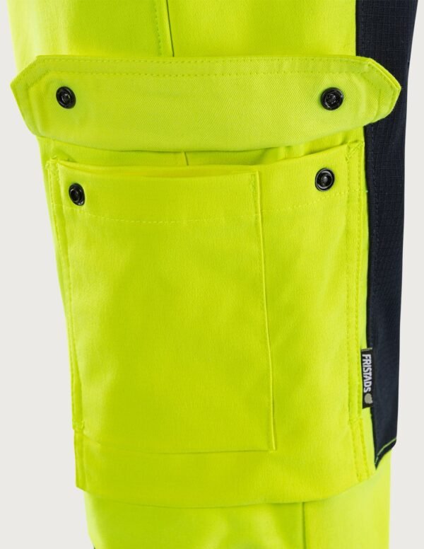 Custom High-Visibility Stretch Craftsman Trousers with Tool Pockets — reference garment view 7