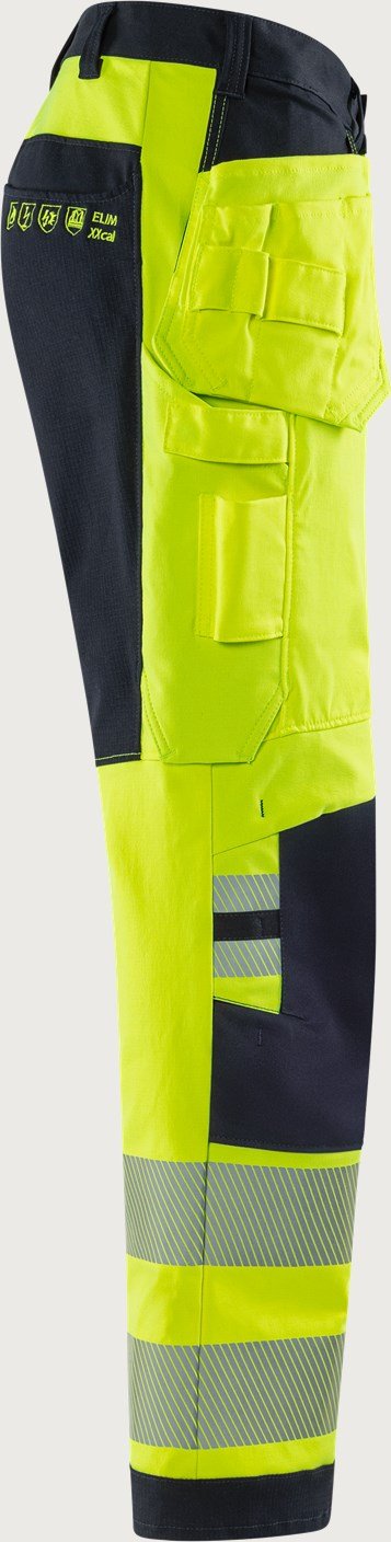 Custom High-Visibility Stretch Craftsman Trousers with Tool Pockets — reference garment view 6