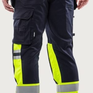 Custom High-Visibility Stretch Craftsman Utility Trousers — reference garment view 2