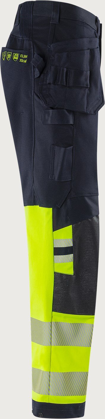 Custom High-Visibility Stretch Craftsman Work Trousers Custom High-Visibility Stretch Craftsman Work Trousers — reference garment view 7