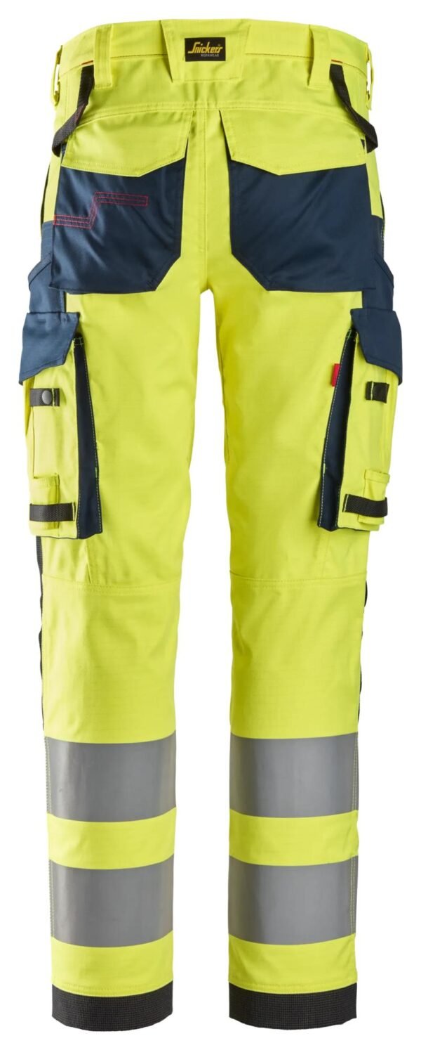Custom High-Visibility Stretch Utility Work Trousers Custom High-Visibility Stretch Utility Work Trousers — reference garment view 2