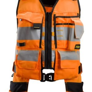 Custom High-Visibility Tool Carry Work Vest — garment development reference