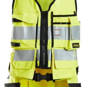 Custom high-visibility vest reference for workwear development