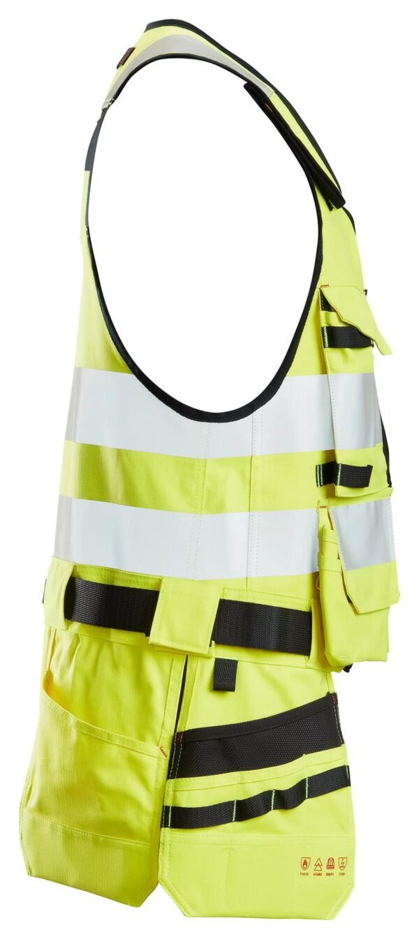 Custom High-Visibility Tool Vest with Adjustable Layering Fit Custom High-Visibility Tool Vest with Adjustable Layering Fit — reference garment view 4