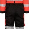 Custom High-Visibility Utility Coverall with Two-Position Knee-Pad Pockets Custom High-Visibility Utility Coverall with Two-Position Knee-Pad Pockets — reference garment view 4