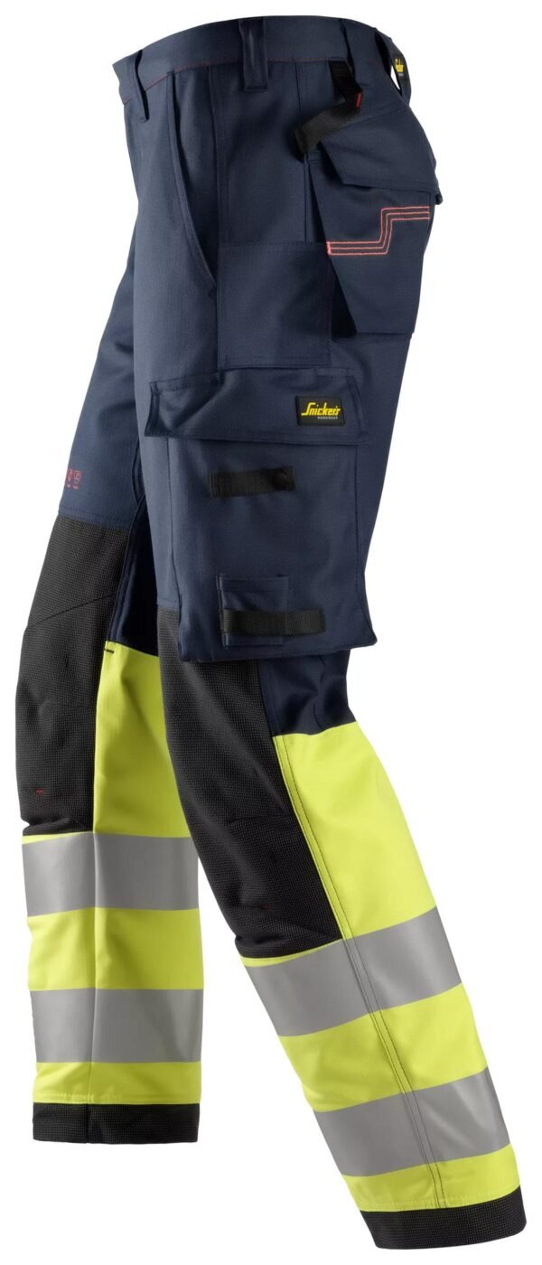 Custom High-Visibility Utility Work Trousers with Balanced Cargo Pockets — reference garment view 2