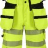 Custom High-Visibility Work Shorts with Tool Pockets Custom High-Visibility Work Shorts with Tool Pockets — reference garment view 2