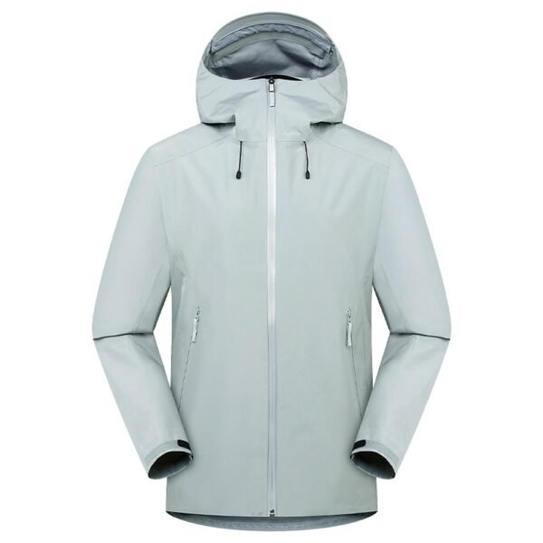 Custom Hooded Single-Layer Field Work Jacket with Mesh Lining Custom Hooded Single-Layer Field Work Jacket with Mesh Lining — garment development reference