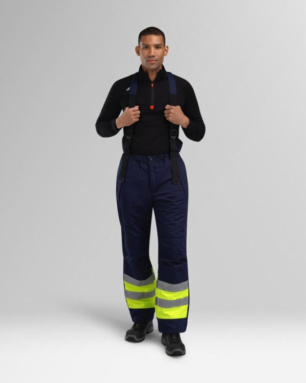 Custom Insulated High-Back Utility Work Trousers with Braces — garment development reference