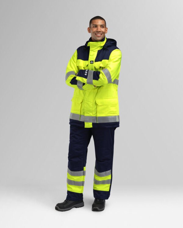 Custom Insulated High-Visibility Cold-Work Parka — reference garment view 2