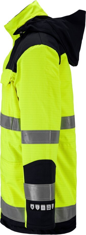 Custom Insulated High-Visibility Cold-Work Parka — reference garment view 4