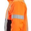 Custom Insulated High-Visibility Hooded Work Jacket Custom Insulated High-Visibility Hooded Work Jacket — reference garment view 3