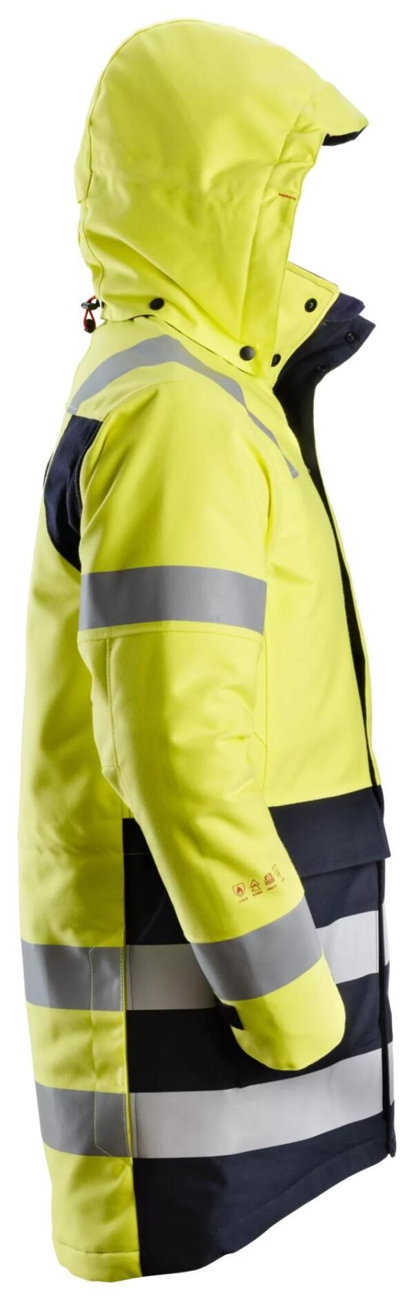 Custom Insulated High-Visibility Storm Parka — reference garment view 4
