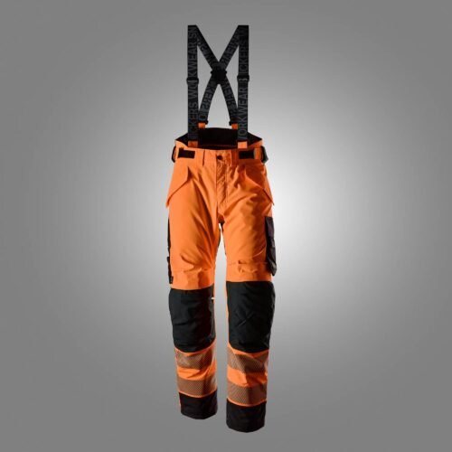 Custom Insulated High-Visibility Stretch Work Trousers Custom Insulated High-Visibility Stretch Work Trousers — garment development reference