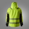 Custom Insulated High-Visibility Waterproof Stretch Work Jacket Custom Insulated High-Visibility Waterproof Stretch Work Jacket — reference garment view 2
