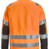 Custom Insulated High-Visibility Winter Work Jacket with Articulated Sleeves — reference garment view 2