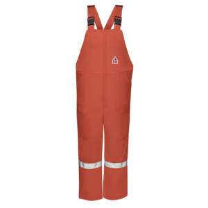 Custom Insulated Reflective Bib Overall with Reinforced Knees — garment development reference