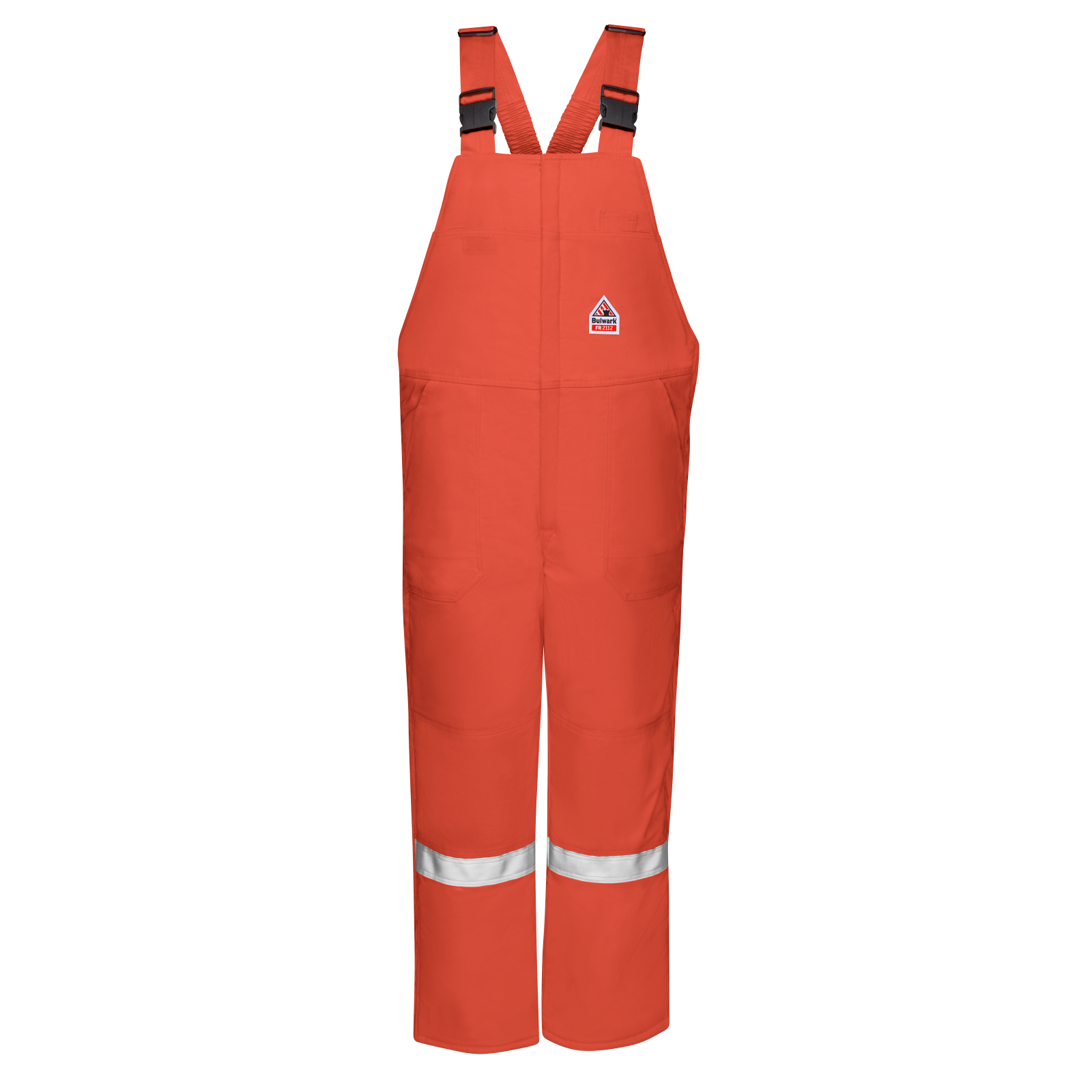 Custom Insulated Reflective Bib Overall with Reinforced Knees — garment development reference