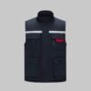 Custom Insulated Stand-Collar Hi-Vis Work Vest Custom Insulated Stand-Collar Hi-Vis Work Vest — garment development reference