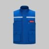 Custom Insulated Stand-Collar Hi-Vis Work Vest Custom Insulated Stand-Collar Hi-Vis Work Vest - additional product view