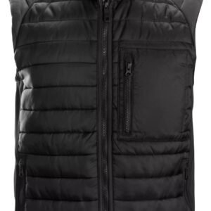 Custom Insulated Stretch-Panel Work Vest — garment development reference
