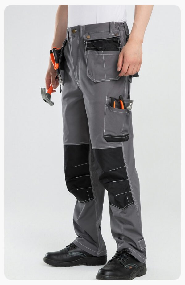 Custom Layered-Pocket Reinforced Knee Cargo Work Trousers Custom Layered-Pocket Reinforced Knee Cargo Work Trousers — garment development reference