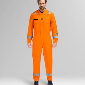 Custom Lightweight Action-Back Utility Coverall — garment development reference