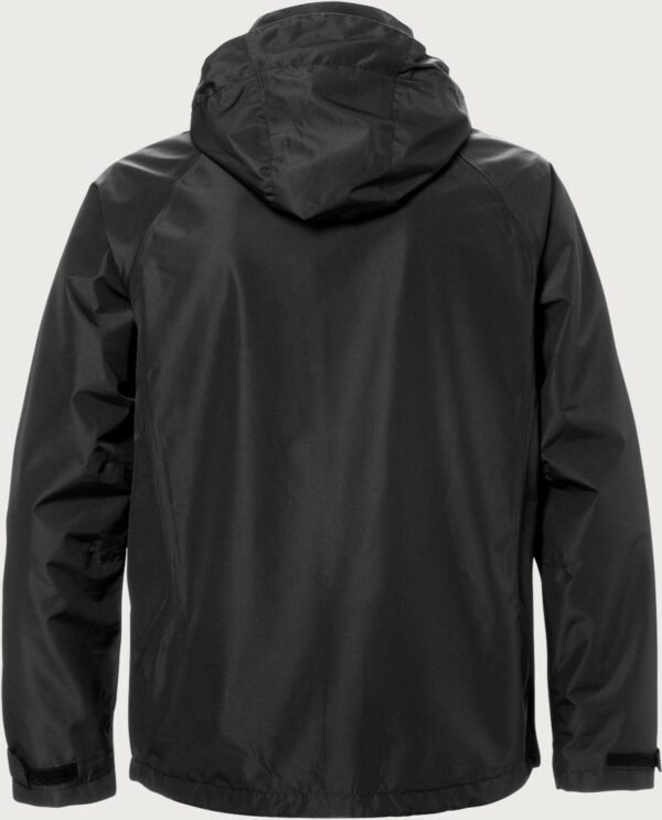 Custom Lightweight Detachable-Hood Work Rain Jacket Custom Lightweight Detachable-Hood Work Rain Jacket — reference garment view 4