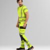 Custom Lightweight High-Visibility Stretch Reinforced Work Trousers Custom Lightweight High-Visibility Stretch Reinforced Work Trousers — reference garment view 2