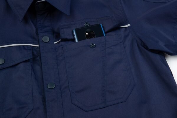 Custom Lightweight Moisture-Management Work Shirt and Trouser Set — reference garment view 4