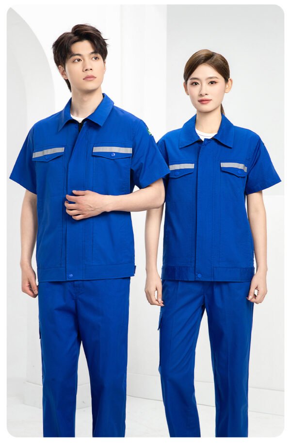 Custom Lightweight Reflective Long-Sleeve Workwear Set Custom Lightweight Reflective Long-Sleeve Workwear Set — reference garment view 3