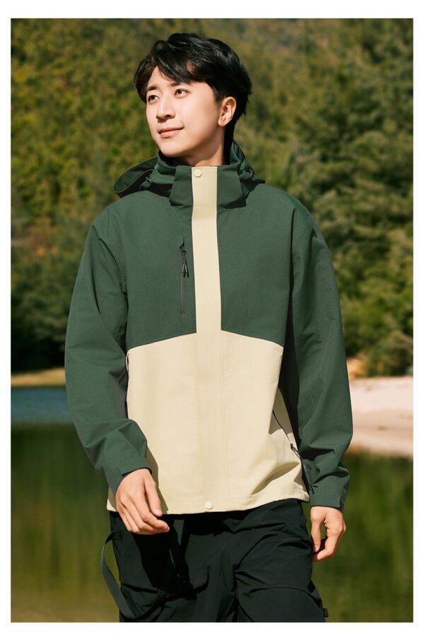 Custom Lightweight Stand-Collar Travel Windbreaker Jacket — garment development reference