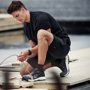 Custom Lightweight Stretch Multi-Pocket Craftsman Work Shorts — garment development reference